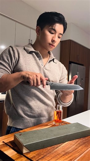 Taski on Instagram: "Forged in Tradition. Honed for Mastery. Experience the Rion's Knife. We teamed up with @rionsfood to create the ultimate cutting tool. Crafted in Seki, Japan, this Kiritsuke knife perfectly balances exceptional performance with stunning, elegant design. Whether you're making the finest slices of onion or the most delicate garnishes, you'll feel the difference: "Every slice with comfort and confidence." Your kitchen deserves this upgrade. Ready to transform your prep work?&#x