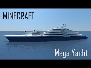 Minecraft Mega Yacht (full interior) + Download