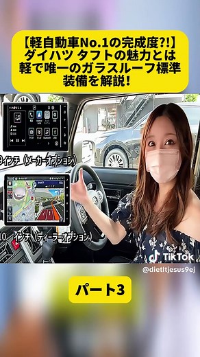 ダイハツ タフトの魅力とガラスルーフの利点