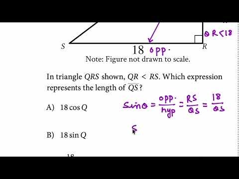 How to Solve SAT Math Trigonometry & Circle Questions | Q 19, 20, Bundle 11, Module 1