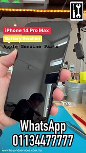 12K views · 22 reactions | Apple iPhone 14 Pro Max replacement battery via apple genuine parts #apple #iphone #iphone14promax #iphone14pro #iphonebattery | Beyond Services Malaysia | Facebook