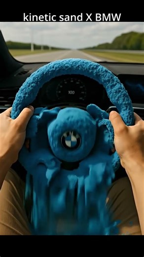 BLUE SAND BMW Steering Wheel — Will It Grind or Steer? (POV)