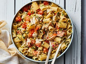 Grilled Lobster Tail Pasta