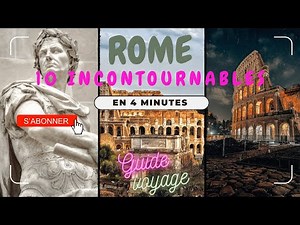 Vlog VISITER ROME | GUIDE COMPLET des 10 Meilleures Activités à Rome