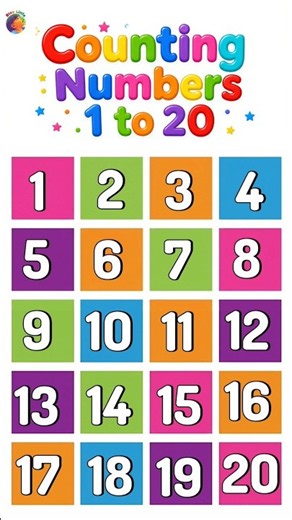 Counting from 1 to 20 superfast #staylittlechannel #kidslearning #counting