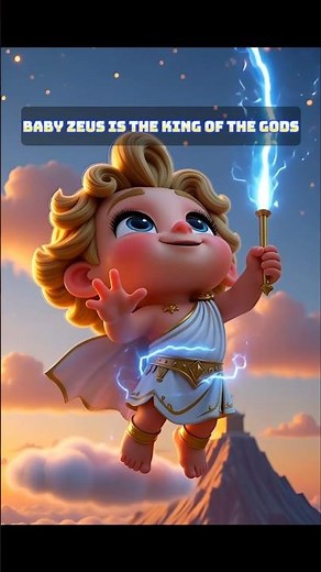 Baby Zeus Awakens His Lightning Power