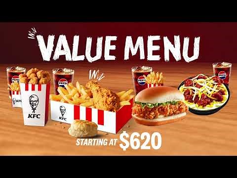 KFC | Value Menu 2025
