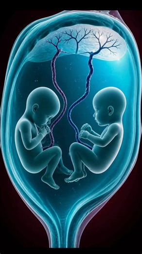 Hilarious Twins Fighting Inside the Womb! #Shorts (3D Animation)