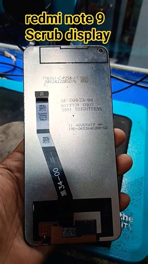 redmi note 9 scrab display #foryou #smartphone #ytshorts #technology #reels #fyp #tech