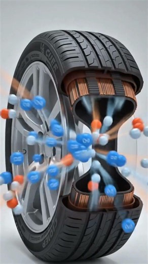 Why Do Cars Use Nitrogen Instead of Normal Air? #automobile #car #supercar