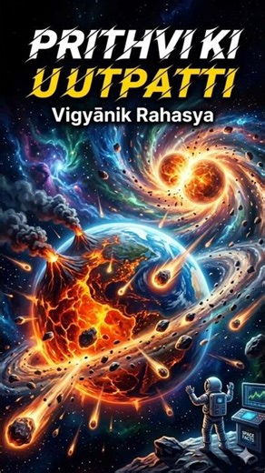 Prithvi Ki Utpatti Kaise Hui? 🌏 | Big Bang Theory & Earth's Formation | Vaigyanik Rahasya#gk #upsc