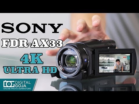 Sony FDR-AX33 4K Ultra HD Video Handycam Camcorder | Unboxing & Overview