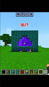 How to make Nether portal ❤️ #minecraft #shorts #trending