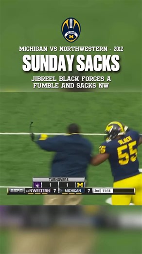 Football Alumni of Michigan (FAM) on Instagram: "2012: Jibreel Black breaks through the Northwestern offensive line, forces a fumble, and records the sack to flip field position in a game that turned into a 38–31 overtime win for Team 133. #SundaySacks A four-year presence in the trenches from 2010-13, Black played 52 games, totaling 72 tackles and 7 sacks. Jibreel’s Michigan influence continues as now his brother, Larry Black, joins the program as Defensive Tackles Coach. Welcome to the FAM @lb