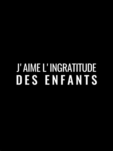 L'ingratitude des enfants : Un regard sur les relations