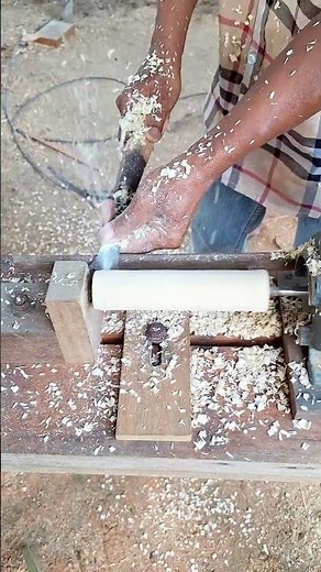 Make a chisel handle #woodworking #woodworkingtools