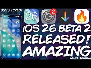 iOS 26 Beta 2 RELEASED! What is new? It's AMAZING! Many Bugs Fixed, Great FEATURES! Install NO PC!