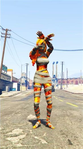 GTA V : Police Chase Road Dance Woman | EP-01 || #gta5 #shorts