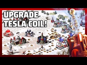 Red Alert 2 | Upgraded Tesla Coils | (7 vs 1 + Superweapons)