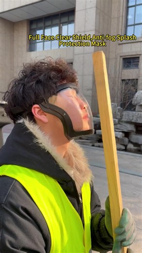 Full Face Clear Shield - Anti-fog Splash Protection Mask #tiktokshop #mask #tiktokmademebuyit #protective #tiktok