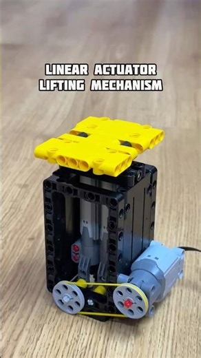 Linear Actuator Lifting Mechanism #lego #legotechnic #legofan #mechanism