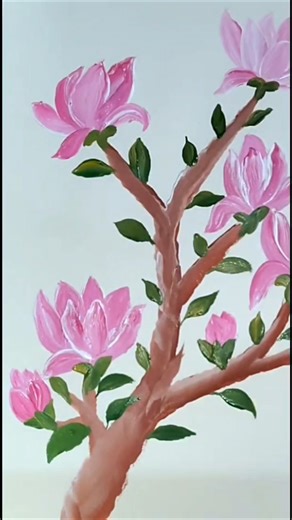 Step by Step Flower Painting | Easy Art Tutorial |#shortsfeed #shortvideo #trendingshorts #nehaarts