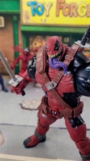 Venom Series All Figures + VenomPool with an ai animation #marvellegends #spiderman #venom