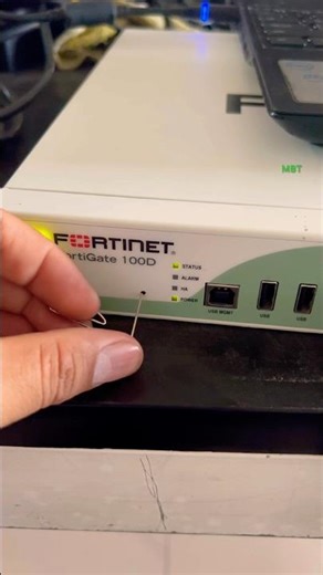 Factory reset Fortinet 100D (Hard Reset) #shorts #fortinet