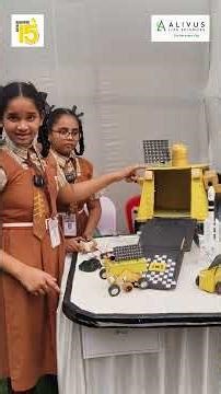 Student Explaining Vikram Lander And Pragyan Rover (working model) #ssf #edu #science #students