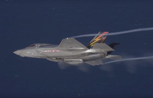 Watch This: F-35B Fires GAU-22 External Gun Pod in Flight