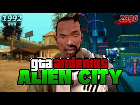 GTA Anderius: Alien City - ПОЛНЫЙ обзор. Прошёл на 100%.