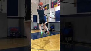 Jumping shot challenge: impressive basketball skills