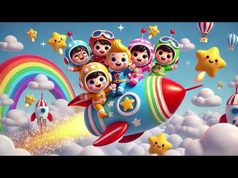 🚀✨ Rocket Ship Zoom High – Let’s Fly to the Stars, Zoom Zoom So High! 🌟🛸🚀✨🌌