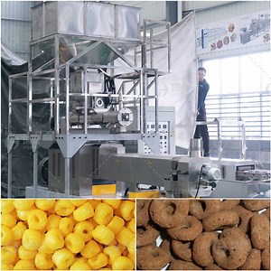 [Hot Item] Frying Bugle Snack Food Processing Line Bugle Snack Salad Food Making Equipment