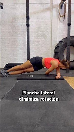 Plancha lateral con rotación #coreworkout