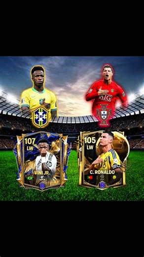 Cristiano Ronaldo vs Vini Jr Card Battle ⚽🔥 | FC Mobile Ultimate Stats Battle | Who Is Better? 🤯🔥