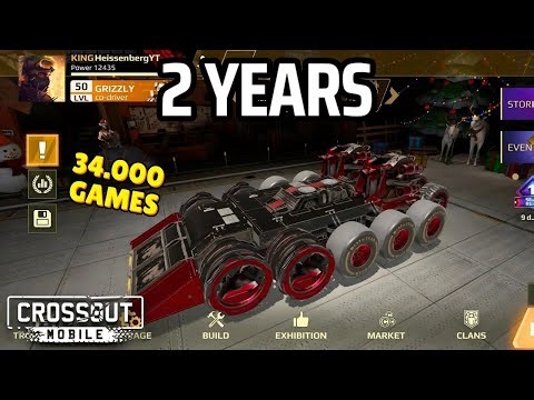 2 Years, 34k Games • Crossout Mobile