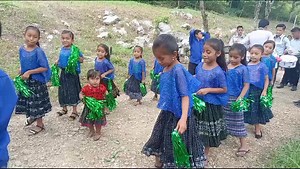 Children's Outdoor Dance Parade with Pom-Poms