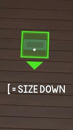 How to size objects up and down in The Sims 4! #shorts