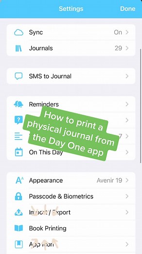 Day One Book - the physical journal that will make you feel like you're flipping through the pages of a scrapbook, except without all the glue and glitter getting stuck in your hair. ✨😅 It’s perfect for anyone who loves to journal but also wants something tangible to show off on their bookshelf. It's a fun and creative way to preserve your memories and share your stories with loved ones (umm…maybe not that last part 🤭) Follow for more journaling tips! #dayoneapp #digitaljournaling #SeeHerGreat