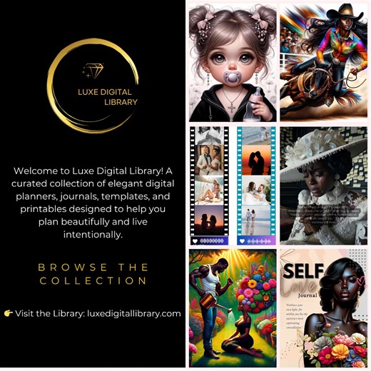 ✨ Welcome to Luxe Digital Library — We’re Live! The wait is over! Luxe Digital Library is officially open — your destination for stylish digital planners, journals, images, and templates that help you plan beautifully and live intentionally. Browse the collection, find your favorite design, and step into a new season of clarity, confidence, and creativity.   Visit the Library: https://luxedigitallibrary.com | Luxe Digital Library | Facebook