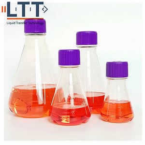 [Hot Item] Plastic Erlenmeyer Shake Flask Clear 125ml 250ml 500ml 1000ml Triangular Shake Flask Baffled Flask for Laboratory