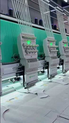 Machine Bulk Embroidery Production ASMR – MMS Clothing #mmsclothing