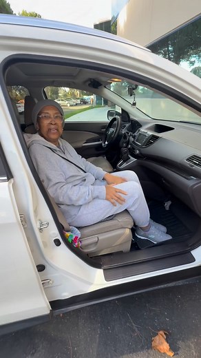 Thank you to whoever sent us these cool car handles (came in a set of 2) - it was so thoughtful and kind of you ❤️I’ve added them to my Amazon store. Link 🔗 in bio. For context, mom was in a jovial fussy mood this morning. The weekend was LONG filled with frustration, resistance, and severe muscle spasms 😣😔. My battery is 🪫 and Esmie 👩🏻‍🦱 is off today so I’m going on 72 hours of just me, mom, dementia and chronic pain. Seeing her smile and laugh 😅this morning was a relief (even if at my 