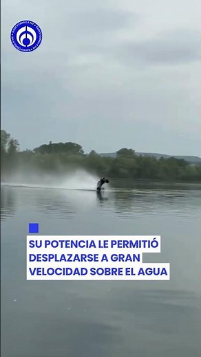 ¿El Terreneitor? Carrito a control remoto sorprende al correr sobre un lago