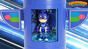 Best Toy Learning Video for Kids with ☻PJ Masks☻ Rev n' Rumbler Race Cars! | Genevieve's Playhouse