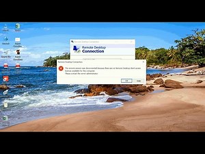 The remote Session was disconnected because there are no remote desktop client access license avl