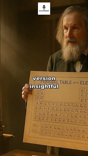 Dmitri Mendeleev Biography: The Chemist Who Transformed Science #shorts