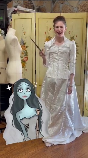Throwback to last years historically accurate corpse bride Halloween project!!! PART ONE: The Bodice | Asta Darling