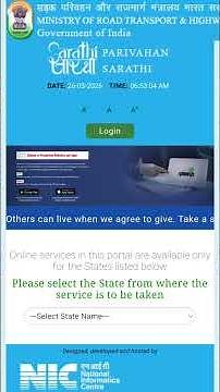 Driving licence Slot Booking 2026| How to Book LL/DL Appointment 2026 | Learner License Appointment